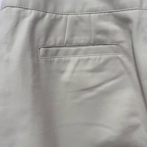 Chico's Cream straight wide leg trousers 10/M - Picture 6 of 10